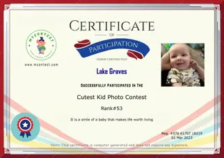 Certificate Preview