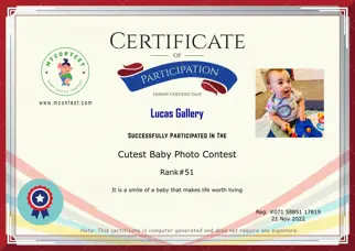 Certificate Preview