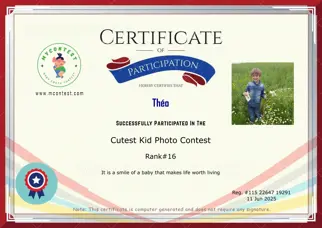 Certificate Preview