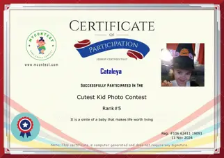 Certificate Preview