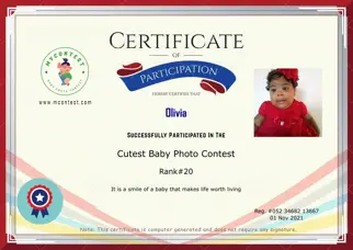 Certificate Preview