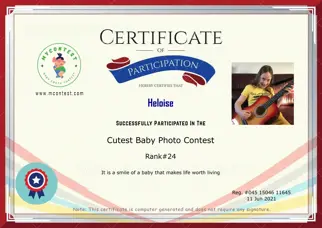 Certificate Preview