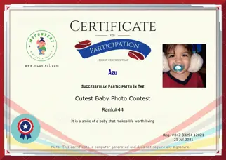 Certificate Preview