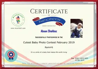 Certificate Preview