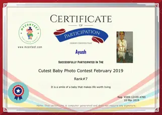 Certificate Preview