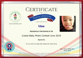 Certificate Preview