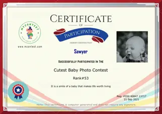 Certificate Preview