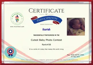 Certificate Preview