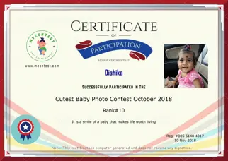 Certificate Preview