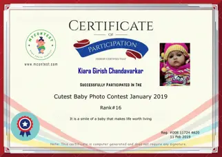 Certificate Preview
