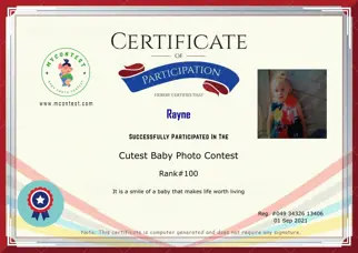 Certificate Preview