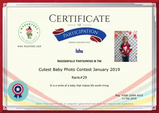 Certificate Preview