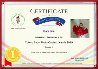 Certificate Preview
