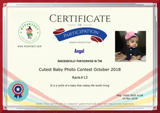 Certificate Preview