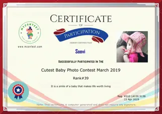 Certificate Preview