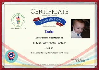 Certificate Preview
