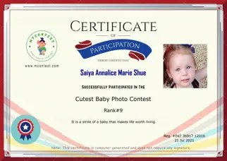 Certificate Preview
