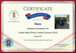Certificate Preview