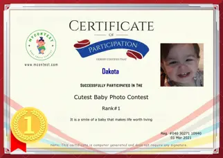 Certificate Preview