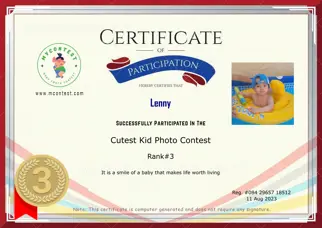 Certificate Preview