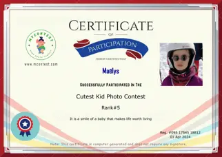 Certificate Preview