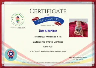 Certificate Preview