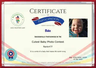 Certificate Preview