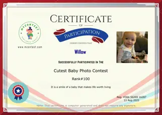 Certificate Preview