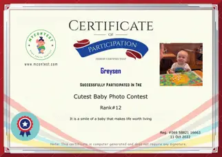 Certificate Preview