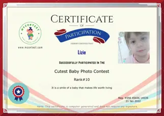 Certificate Preview