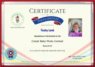 Certificate Preview
