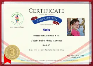 Certificate Preview
