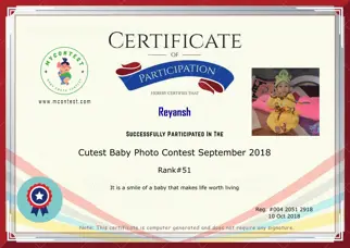 Certificate Preview