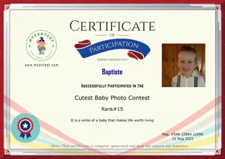 Certificate Preview