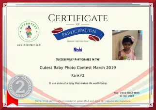 Certificate Preview