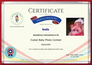 Certificate Preview