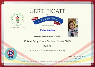 Certificate Preview