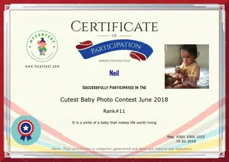 Certificate Preview