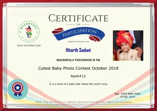 Certificate Preview