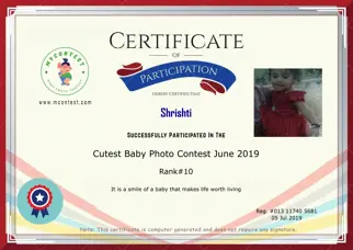 Certificate Preview