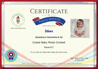 Certificate Preview