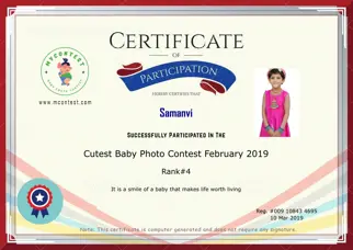 Certificate Preview