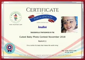 Certificate Preview