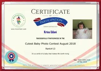 Certificate Preview