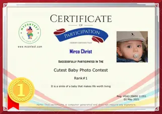 Certificate Preview