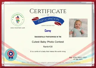 Certificate Preview