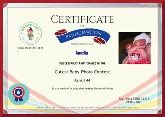 Certificate Preview