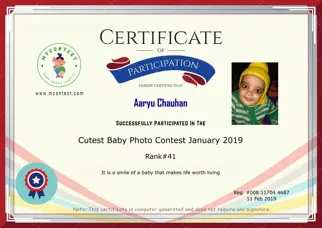 Certificate Preview