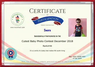 Certificate Preview