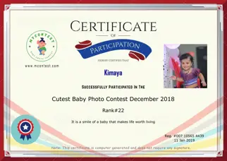 Certificate Preview